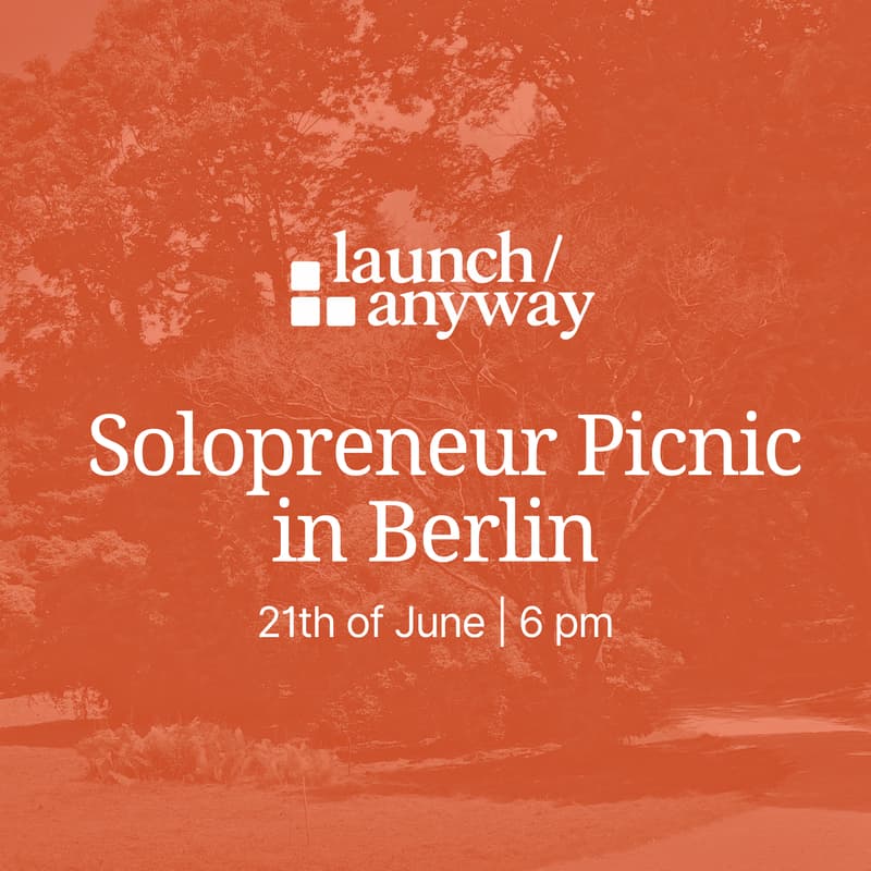 Cover Image for Solopreneur Picnic Meetup in Berlin