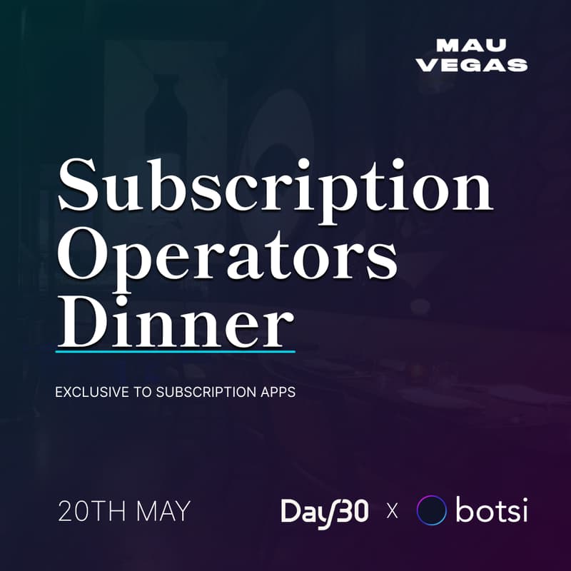 Cover Image for Subscription Operators Dinner @ MAU Vegas