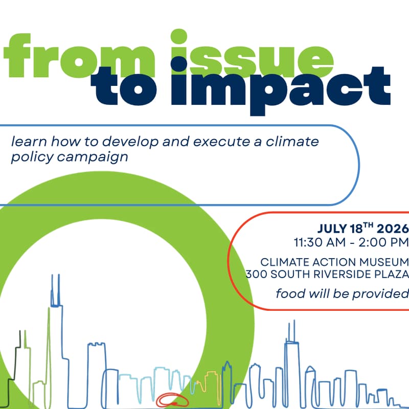 Cover Image for From Issue to Impact: learn how to develop and execute a climate policy campaign