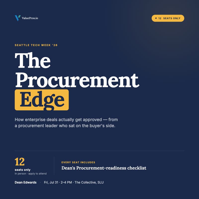 Cover Image for The Procurement Edge: Getting Enterprise Deals Approved