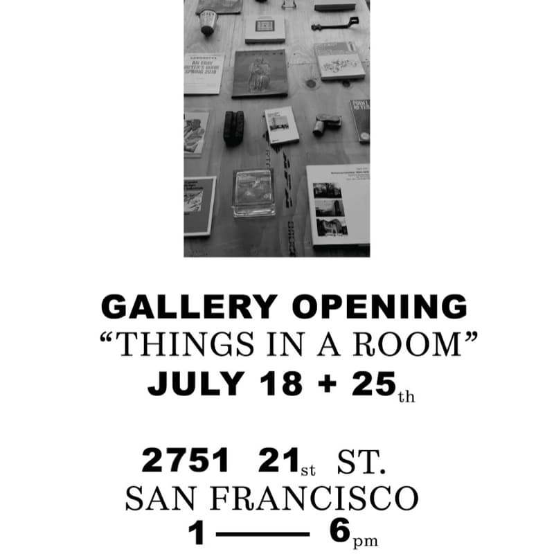 Cover Image for "Things in a Room" Open Studio