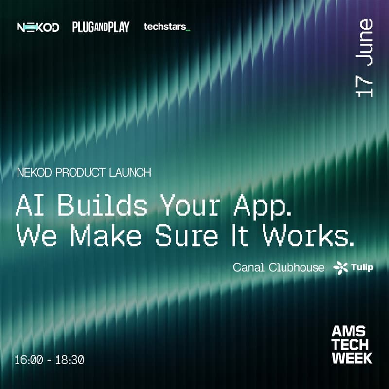 Cover Image for NEKOD Launch - AI builds your app. We make sure it works safely! (free walk-in scans)