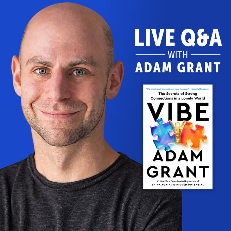 Cover Image for Live Q&A with Adam Grant