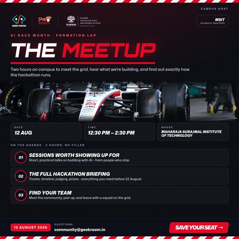 Cover Image for AI Race Month - Meetup