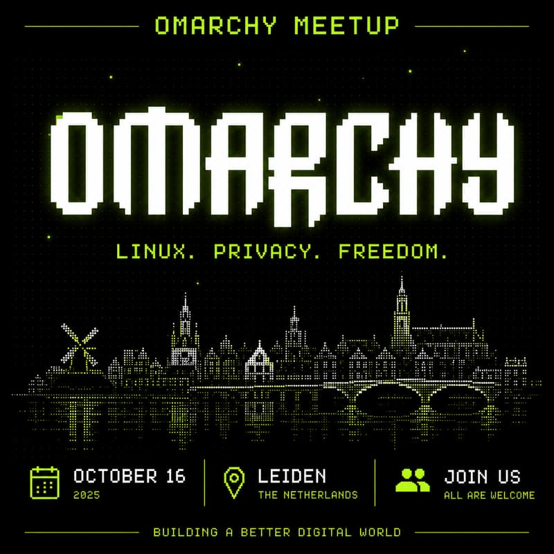 Cover Image for Omarchy Leiden, NL Meetup