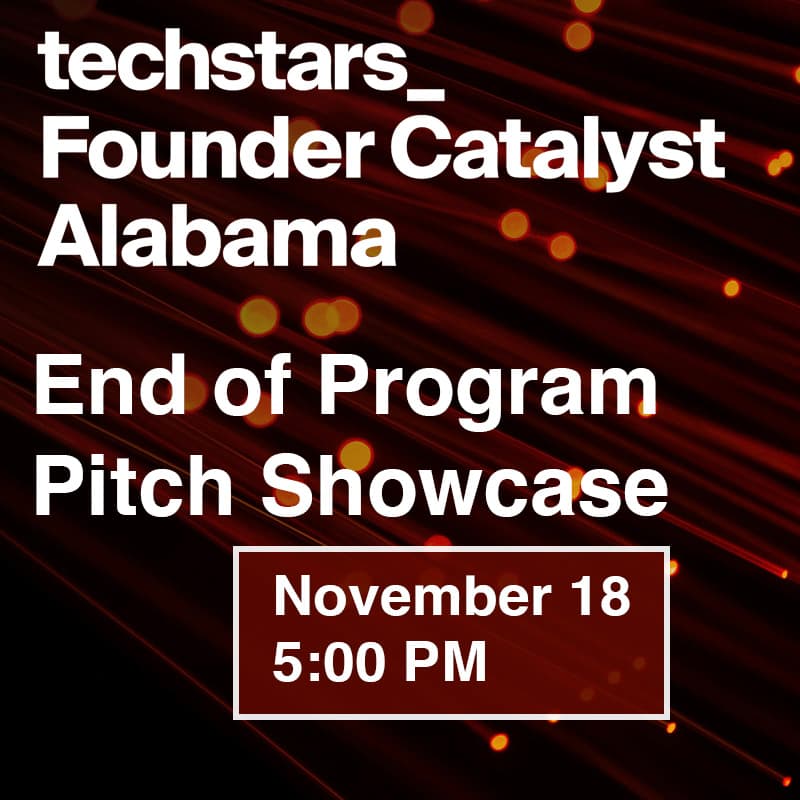 Cover Image for Techstars Founder Catalyst Alabama Fall 2026 Pitch Showcase