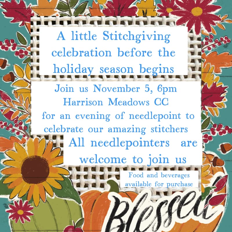 Cover Image for Stitchgiving Evening Of Needlepoint