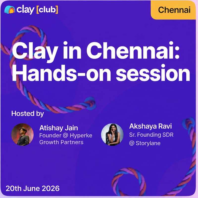Cover Image for Clay in Chennai: Hands-on session