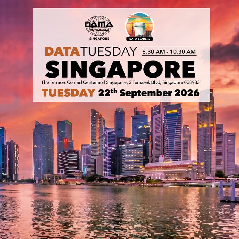 Cover Image for Data Tuesday Singapore #31 - The Role of Data in AI (DAMA Singapore collab)