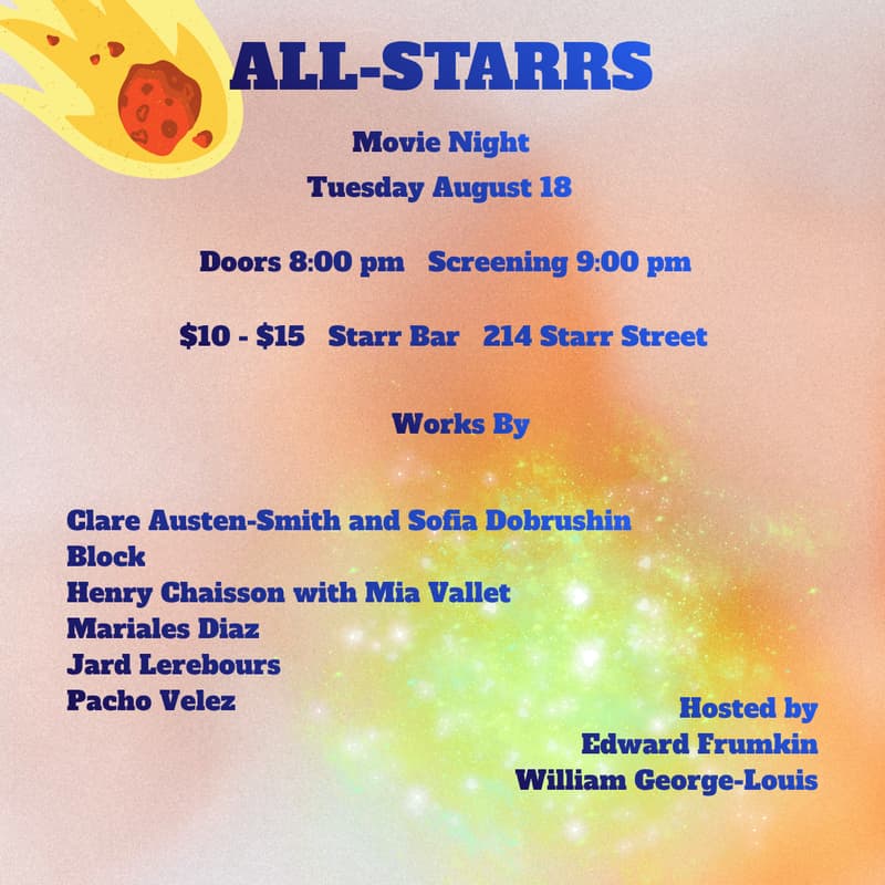 Cover Image for All-Starrs Movie Night