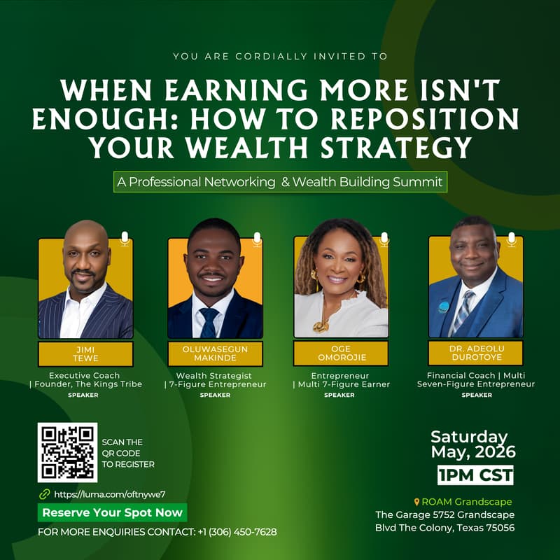 Cover Image for A Professional Networking & Wealth Building Summit