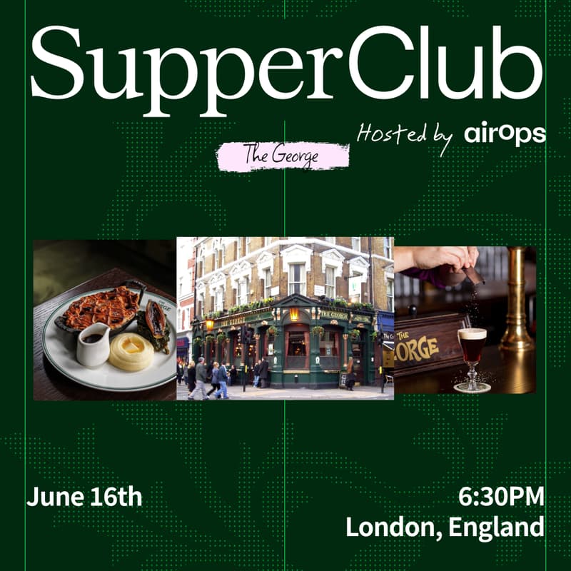 Cover Image for Marketing Leaders Supper Club (London)