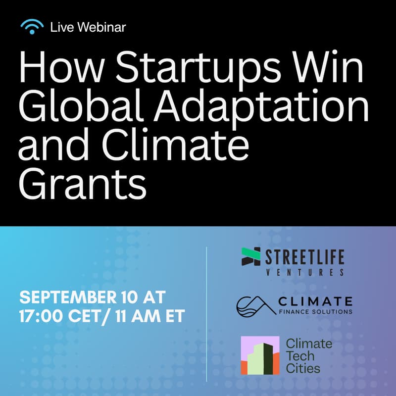 Cover Image for How Startups Win Global Adaptation and Climate Grants