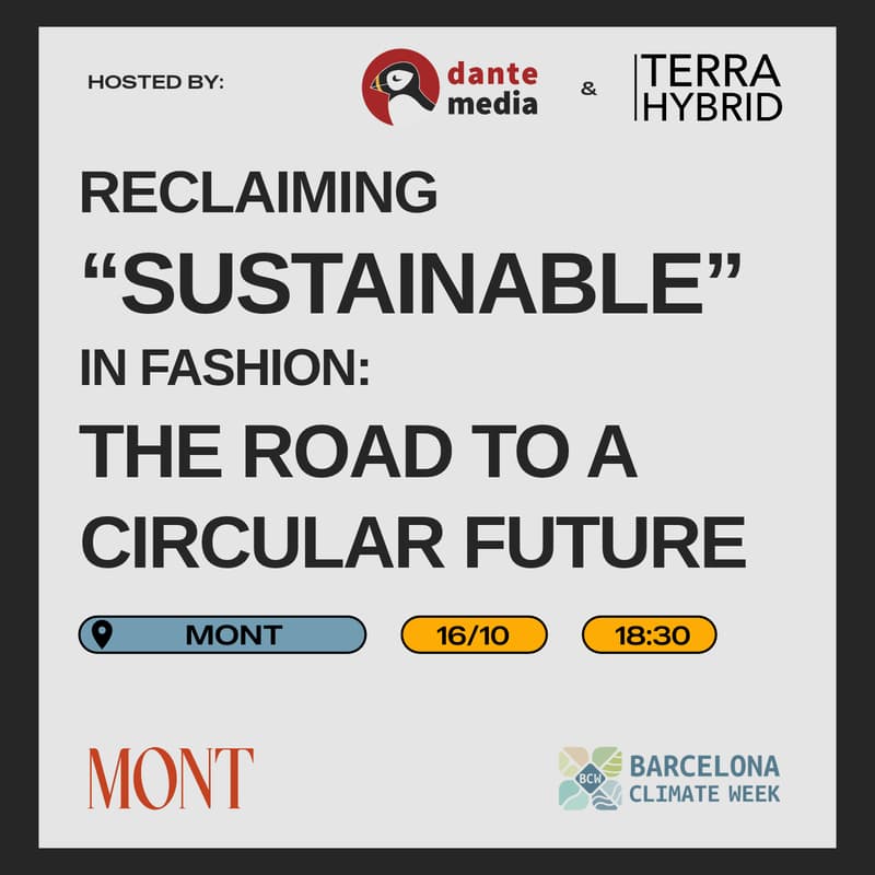 Cover Image for Reclaiming "Sustainable" in Fashion: The Road to a Circular Future - BARCELONA CLIMATE WEEK