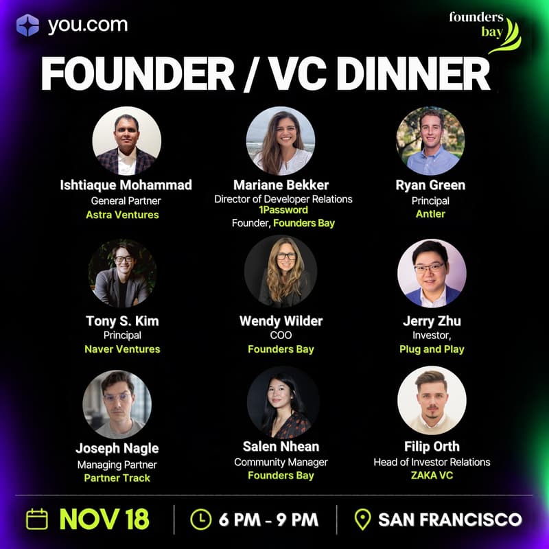 Cover Image for Founder/VC Dinner
