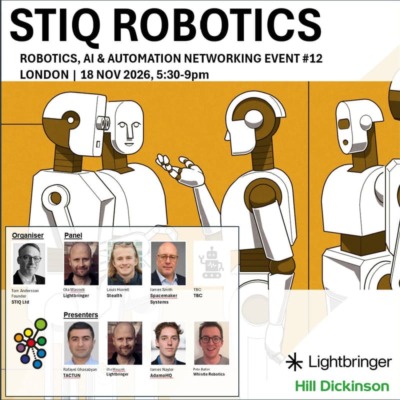 Cover Image for STIQ ROBOTICS evening networking event (#12)