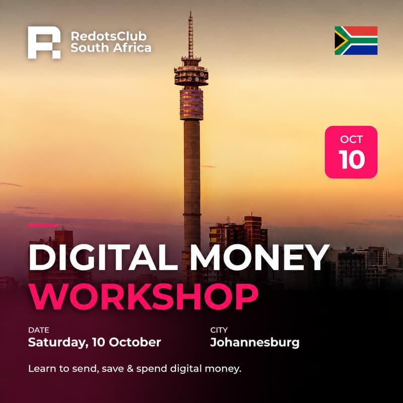 Cover Image for RedotClub South Africa | Digital Money Workshop