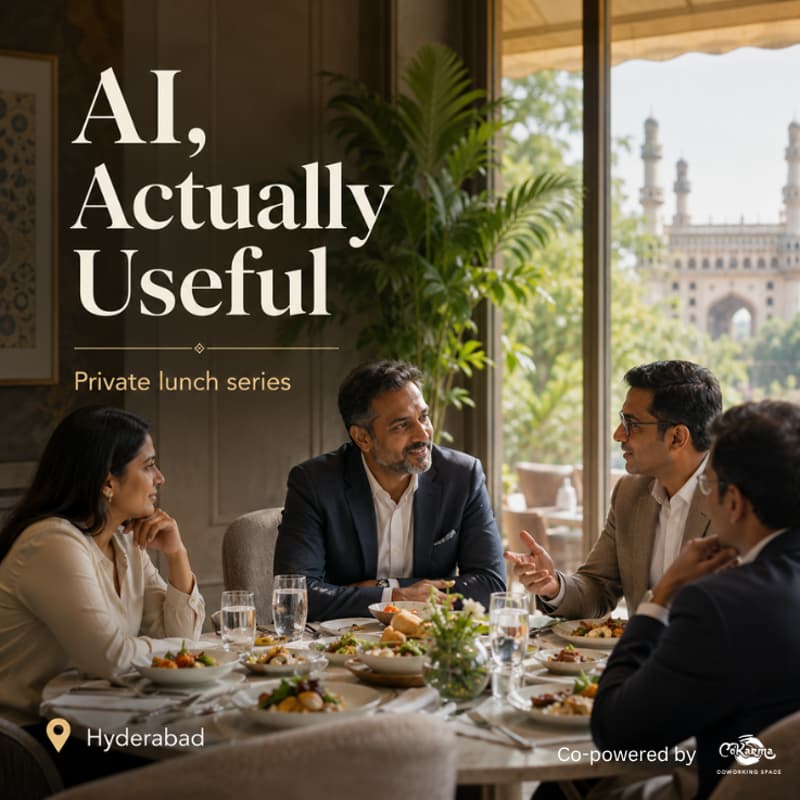 Cover Image for AI, Actually Useful - Financial District, Hyderabad