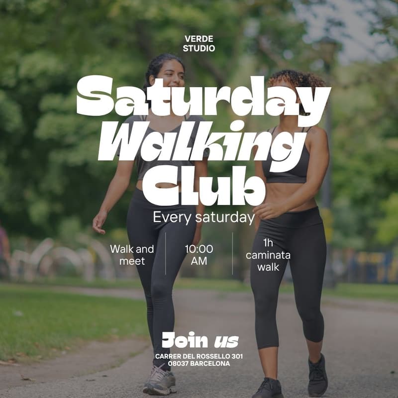 Cover Image for VERDE WALKING CLUB BARCELONA - Find your people