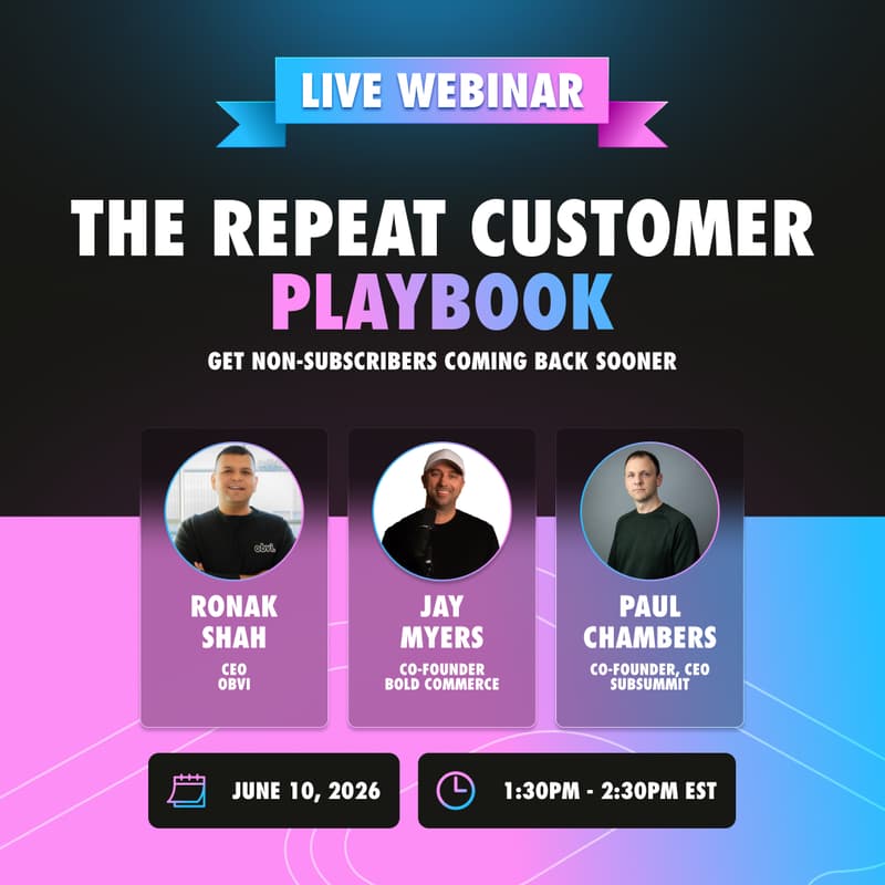 Cover Image for The Repeat Customer Playbook: Get Non-Subscribers Coming Back Sooner