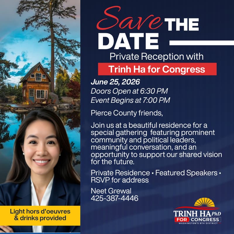 Cover Image for Private Reception - Trinh Ha For US Congress