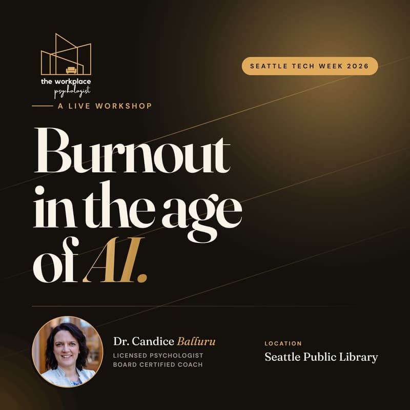 Cover Image for Psychological Burnout in the Age of AI by The Workplace Psychologist PLLC