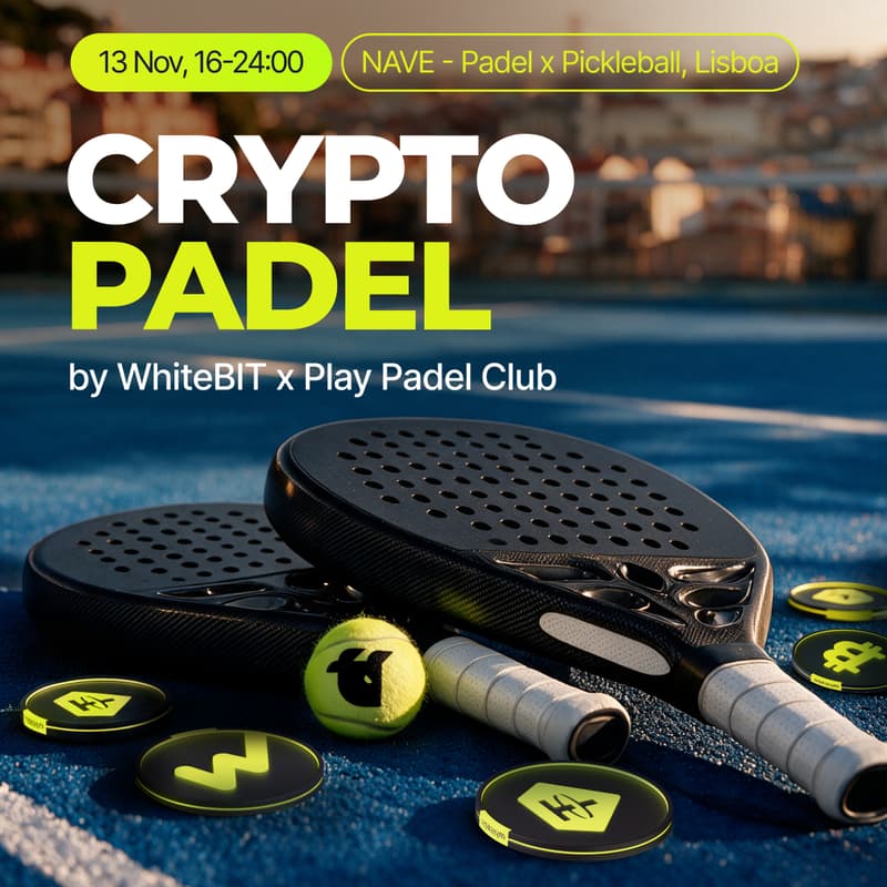 Cover Image for Crypto Padel by WhiteBIT & Play Padel Club