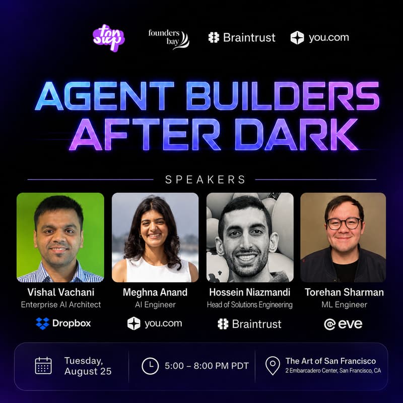 Cover Image for Agent Builders Night @ The Art of San Francisco
