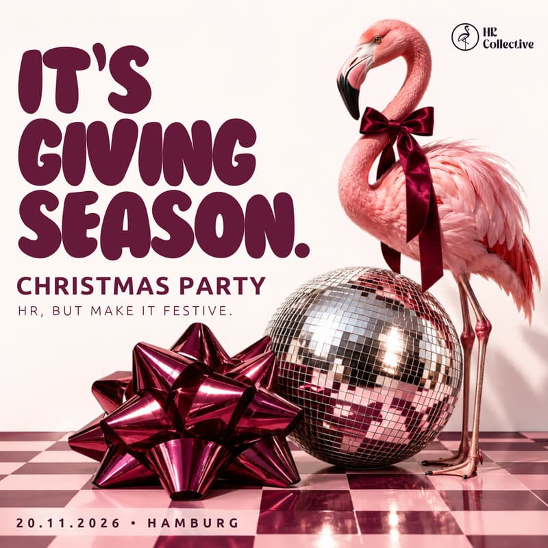 Cover Image for HR Collective Christmas Party · IT’S GIVING SEASON ✨