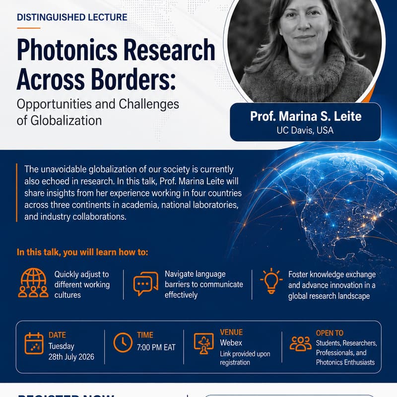 Cover Image for IEEE Photonics Distinguished Lecture