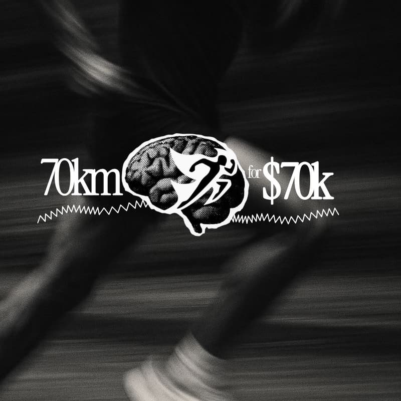 Cover Image for 70KM for $70K Finish Line Reception
