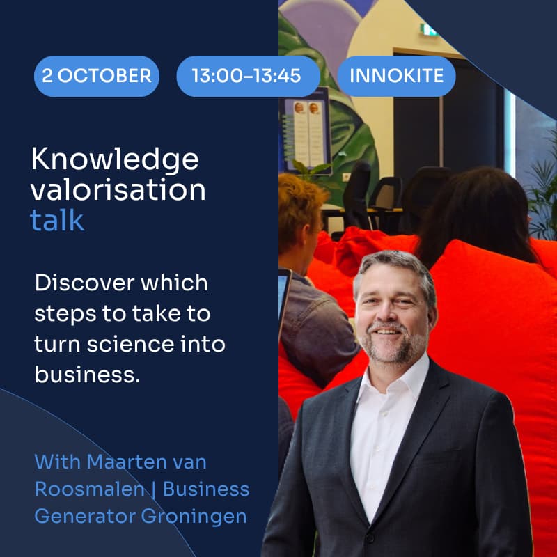 Cover Image for Knowledge valorisation talk: From science to startup