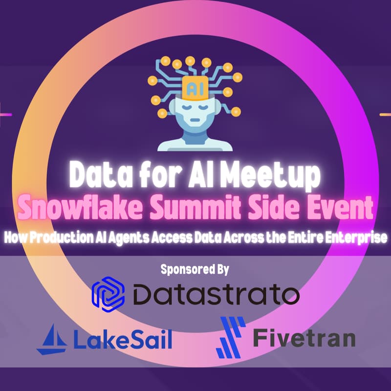 Cover Image for Snowflake Summit Side Event: How Production AI Agents Access Data Across the Entire Enterprise