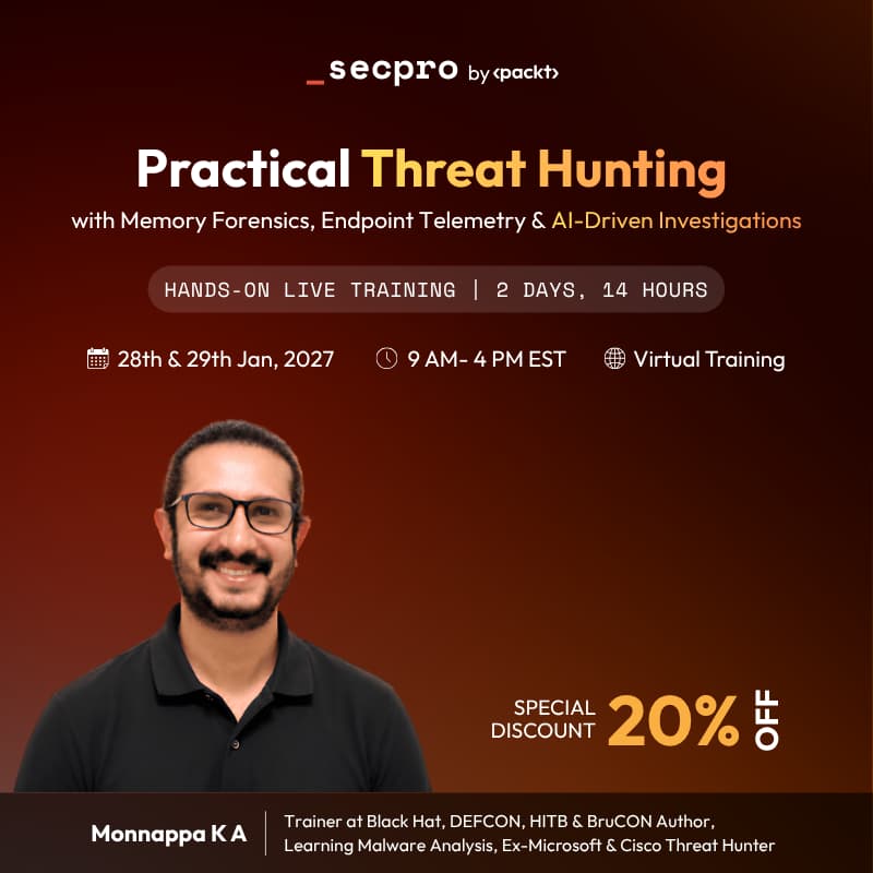 Cover Image for Practical Threat Hunting with Memory Forensics, Endpoint Telemetry & AI-Driven Investigations