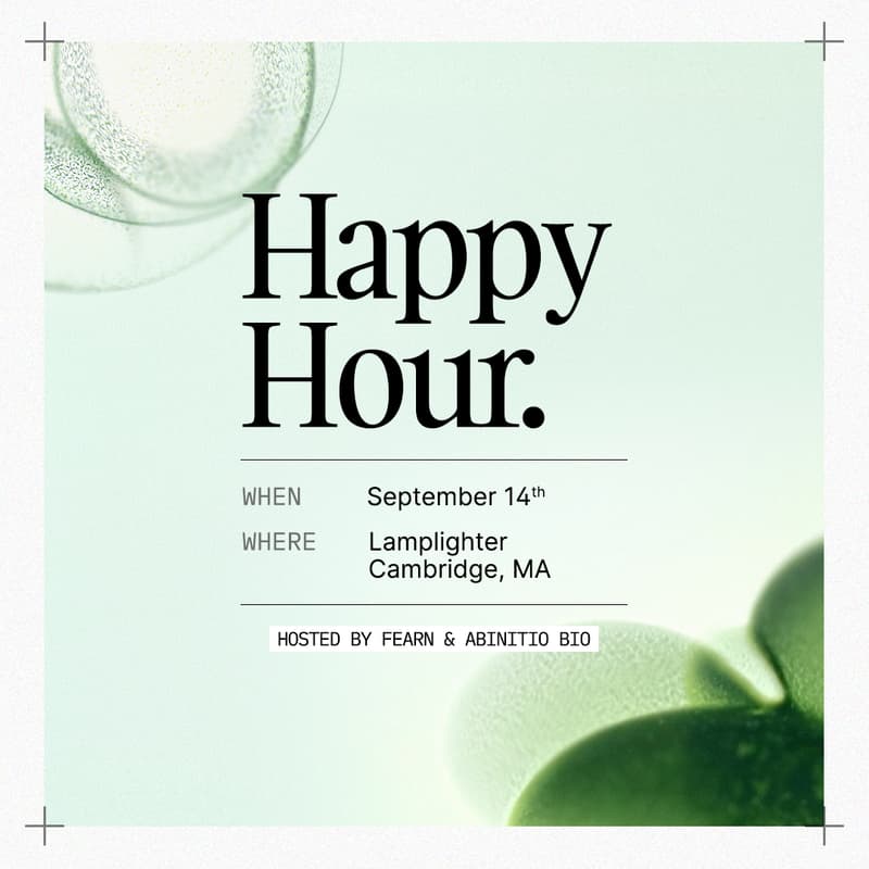 Cover Image for Happy hour with Abinitio Bio + Fearn
