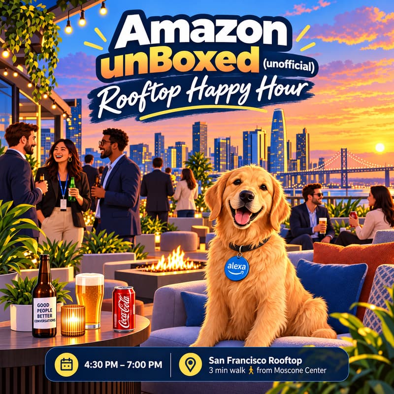 Cover Image for 🌁 Amazon unBoxed (unofficial) Rooftop Happy Hour 🌉