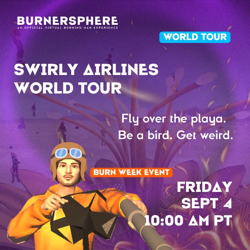 Cover Image for Burn Week - Swirly Airlines World Tour