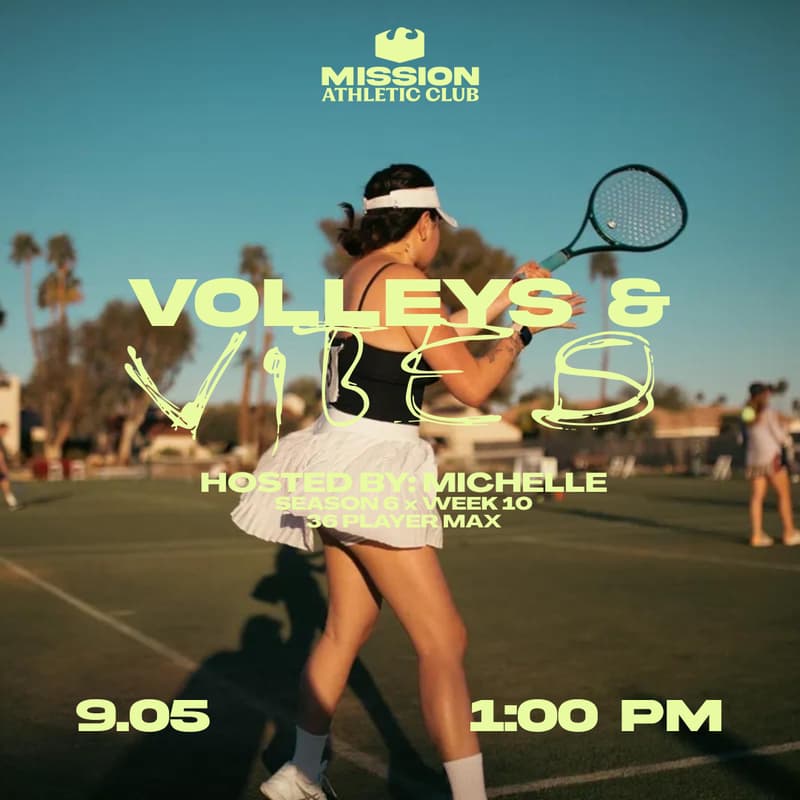 Cover Image for Volleys & Vibes Hosted by Michelle: SZN 6 x WEEK 10