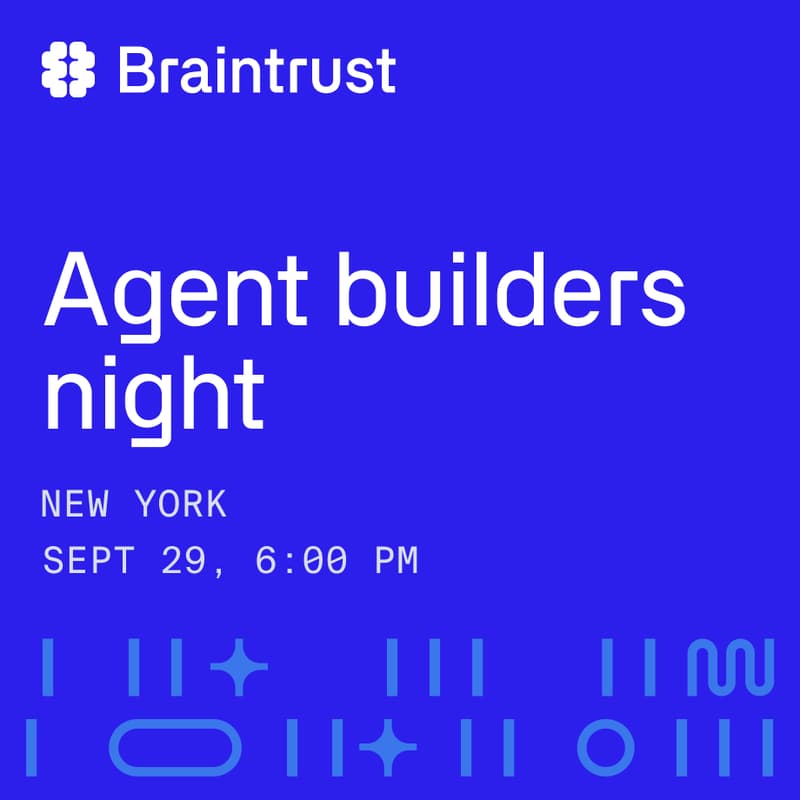 Cover Image for Agent builders night - NYC