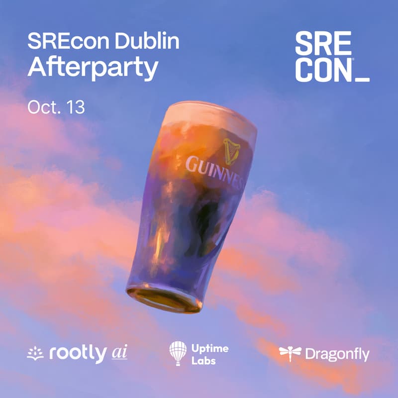 Cover Image for SREcon26 EMEA Afterparty with Rootly AI, Uptime Labs, DragonflyDB, & More!