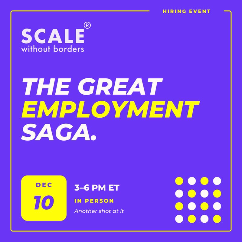 Cover Image for [Employer Job Fair] The Great Employment Saga