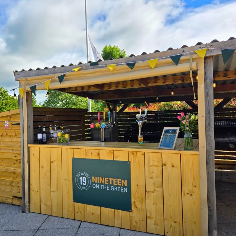 Cover Image for Launch night: NEW Nineteen on the Green outside bar!