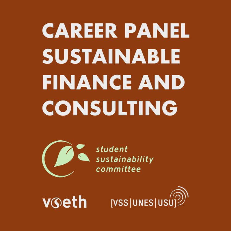 Cover Image for Career Panel on Sustainable Finance and Consulting