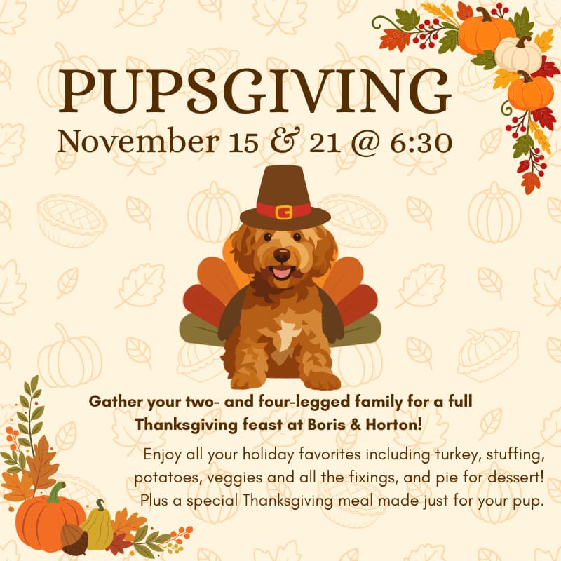 Cover Image for Pupsgiving at Boris and Horton Night 2