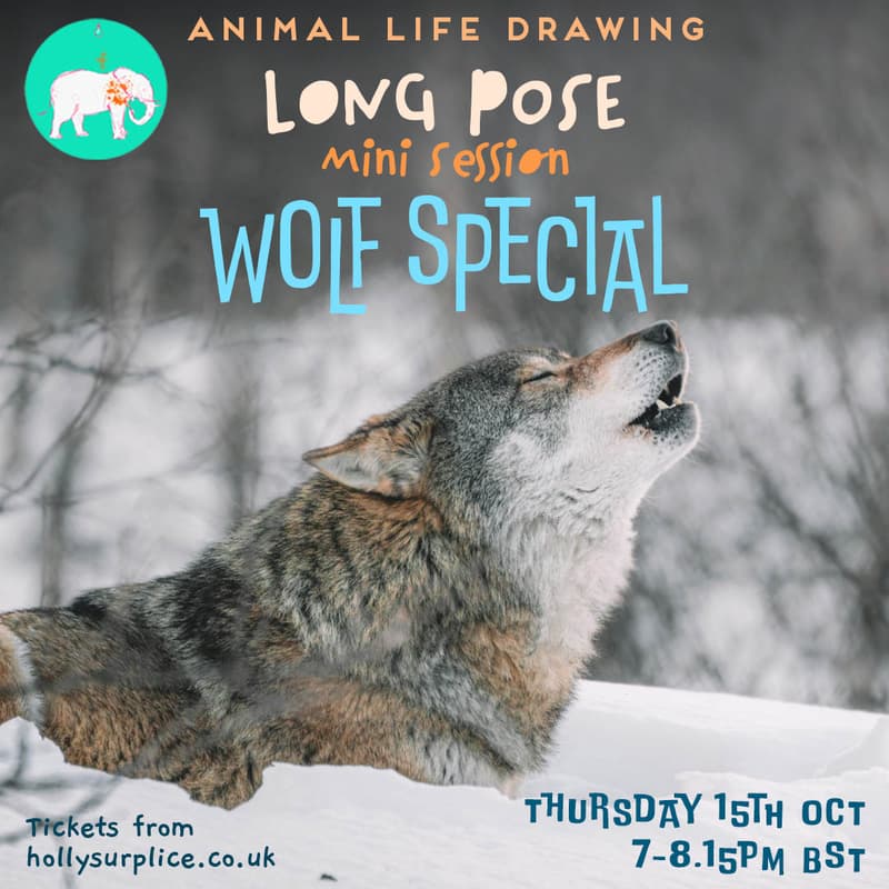 Cover Image for Long Pose Mini Session: Wolf Special!