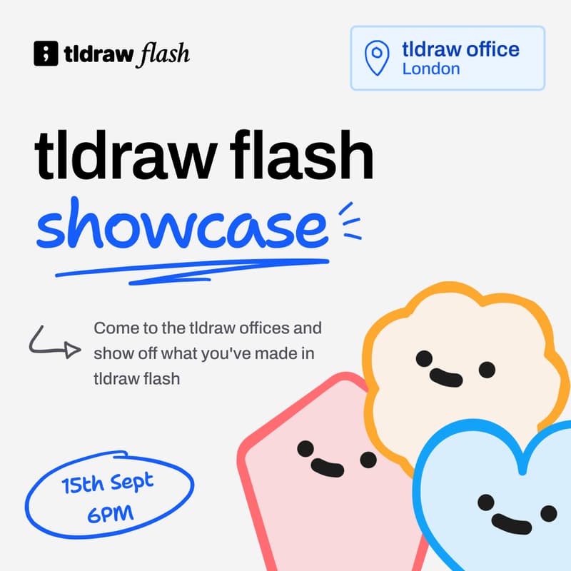 Cover Image for tldraw flash animation showcase