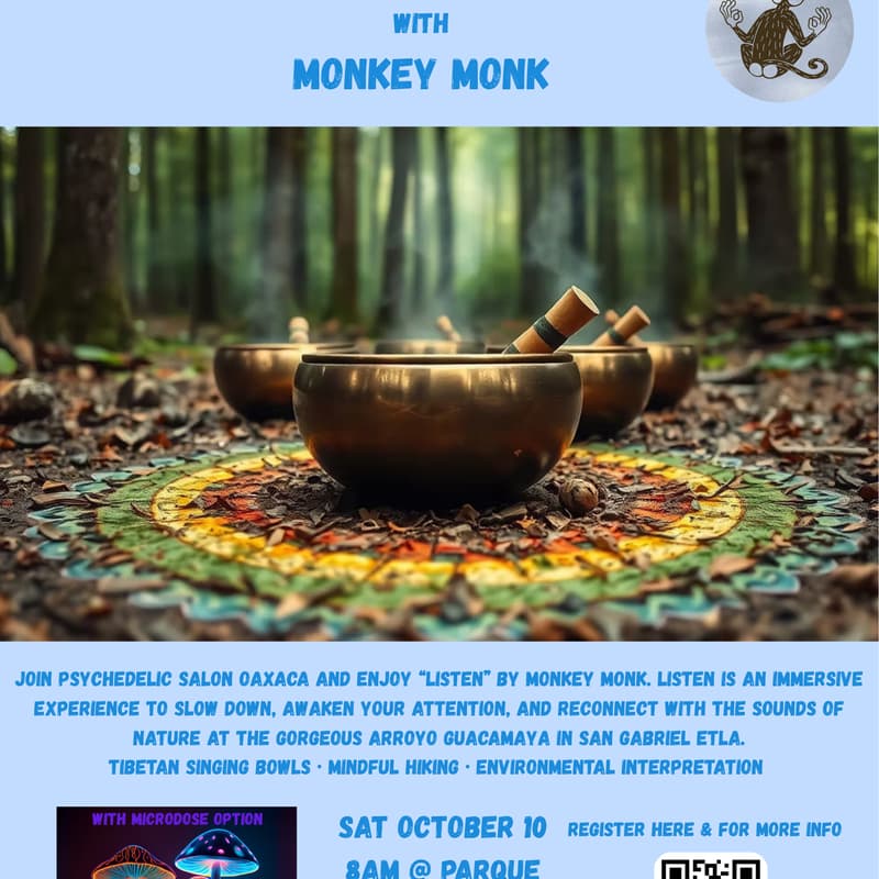 Cover Image for Bioacoutstic Conscious Hike w/Monkey Monk