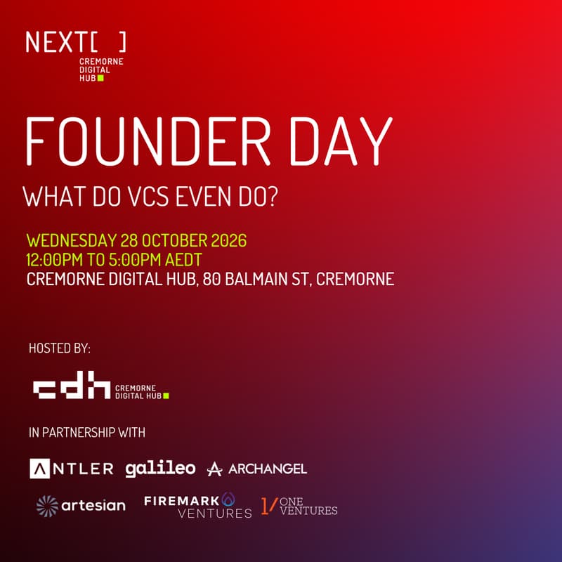 Cover Image for [NEXT] Founder Day: What Do VCs Even Do?