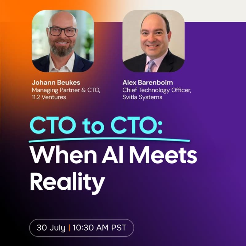 Cover Image for CTO to CTO: When AI Meets Reality