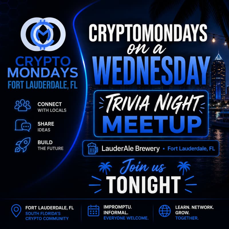 Cover Image for CryptoMondays on a Wednesday: Trivia Night Meetup